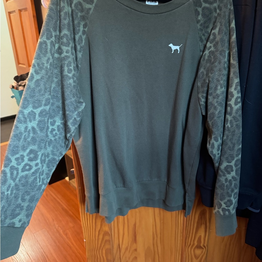 Victoria's Secret Pink Olive Sweatshirt